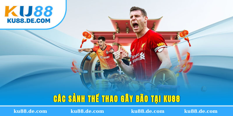 Các sảnh thể thao gây bão tại KU88